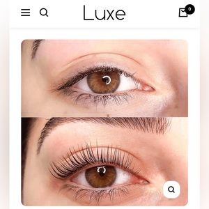 Luxe lash lift kit